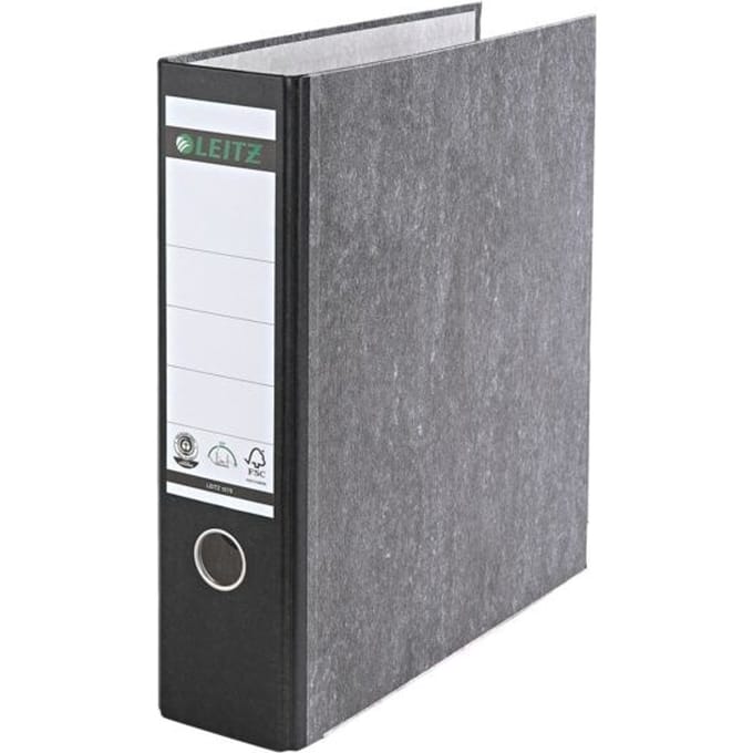Leitz Ordner 1070 DIN A4 Rugbreedte: 80 mm Zwart Wolken 2 beugels 10700000