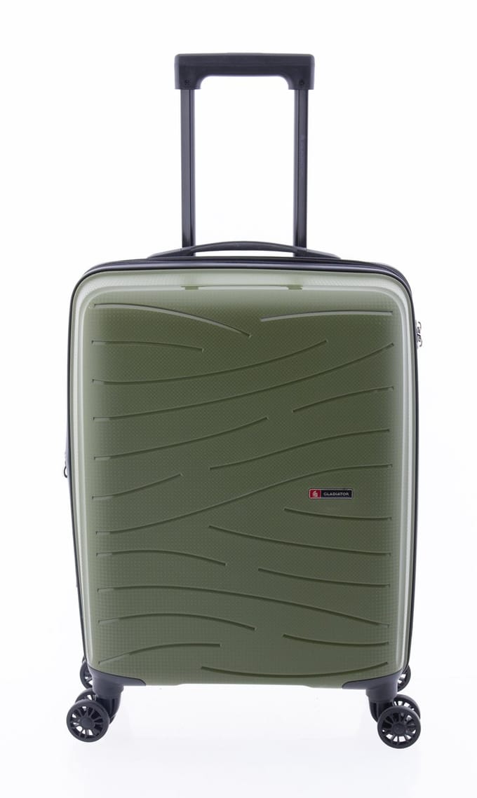 Gladiator Flow Handbagage Koffer Expandable - 55 cm - 36/40 liter - Expandable - Legergroen
