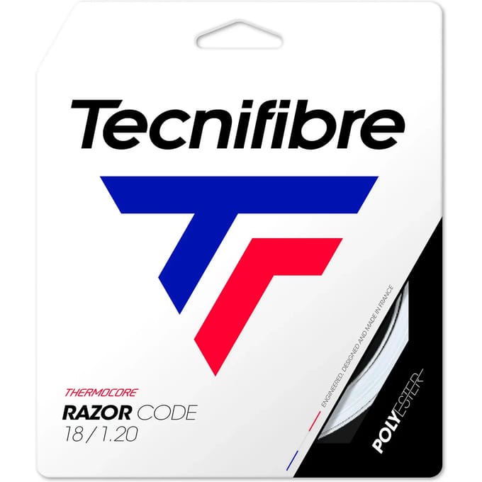 Tecnifibre Razor Code - 1.25 - Set - Tennissnaar - Wit