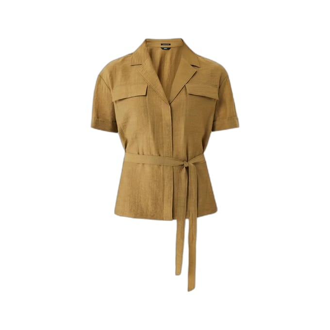 Linnen blouse voor dames Mexx Safari