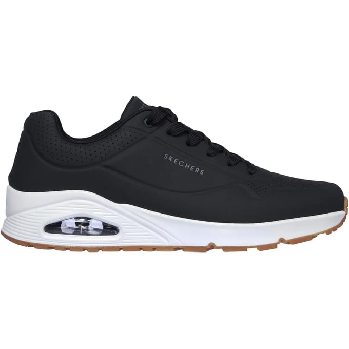 Skechers Uno - Stand On Air - Heren Sneakers - Zwart
