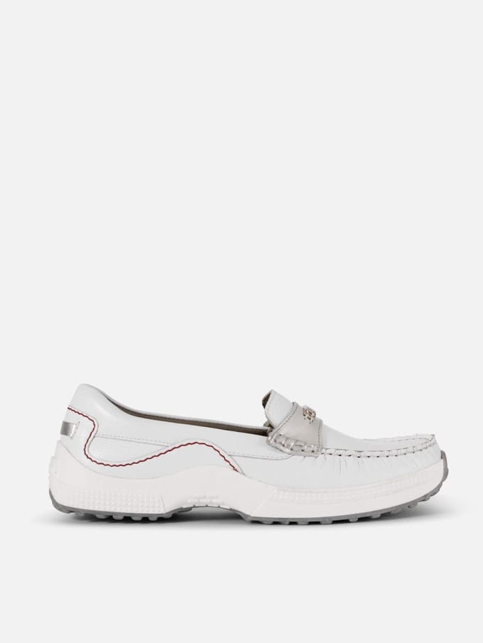 ZOO Adventure - Mia - Dames - Mocassins – Wit - Maat 41