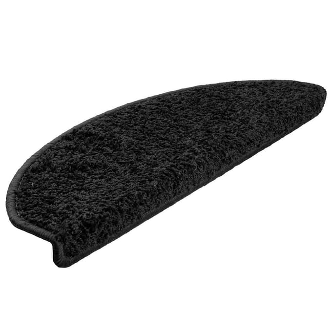 vidaXL - Trapmatten - 20 - st - 65x21x4 - cm - Zwart - Halfrond - Groot