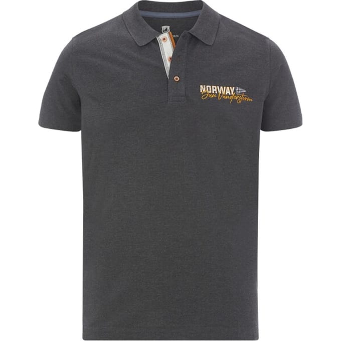 Poloshirt JAKOV donkergrijs