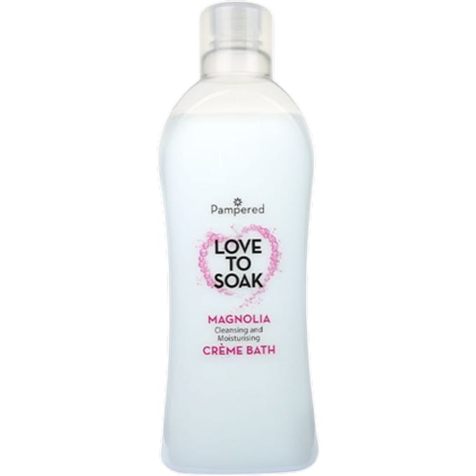 Pampered Love To Soak Magnolia Moisturising Creme Bath - 1000 ml