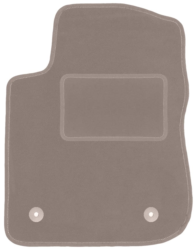 Beige bestuurdersmat voor: Peugeot 208 I hatchback (2012-2019)