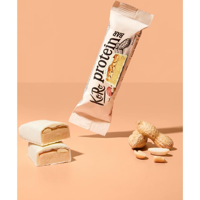 Soft protein bar peanut white chocolate | 45 g