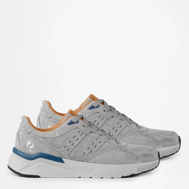 Q1905 Sneaker kampen lichtgrijs