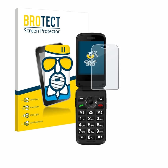 BROTECT - Screenprotector voor Simvalley Mobile XL-970 - Folie Beschermfolie Beschermglas matte