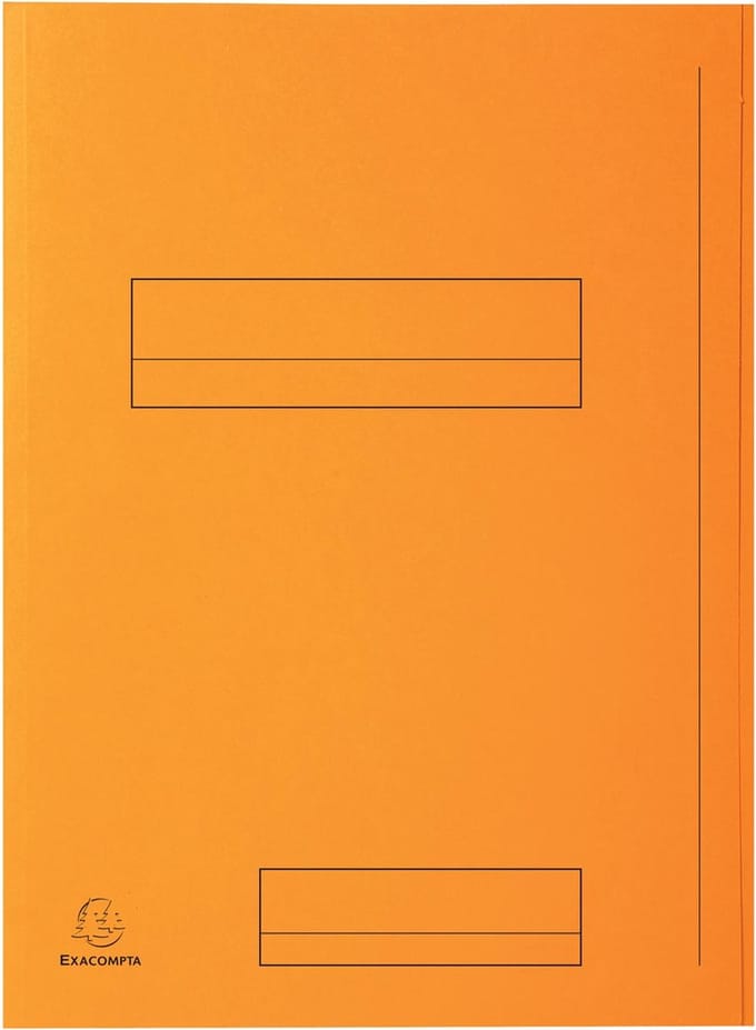 Exacompta 5x SUPER 210 - Pak van 50 mappen met 2 kleppen - 24x32cm - - Oranje - 335007E