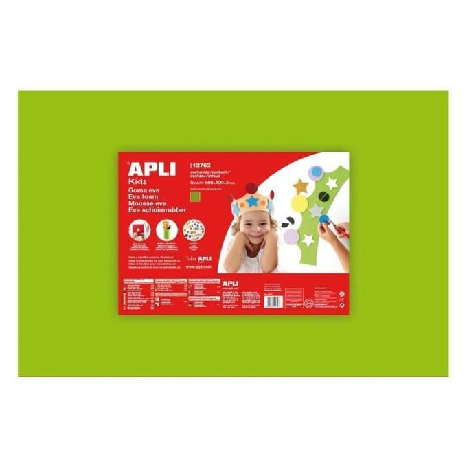 APLI 1 vel schuimrubber - Lichtgroen