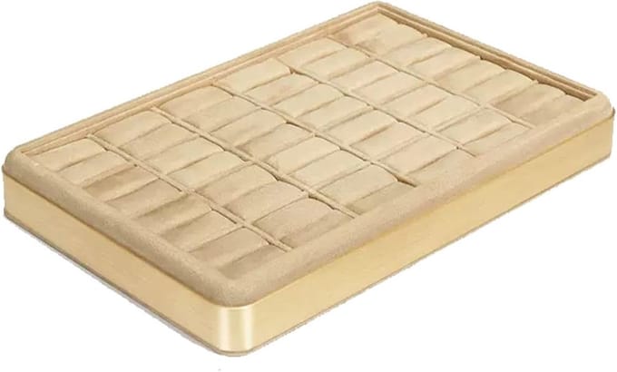 Sieradenstandaard - Sieraden organizer - Sieraden opbergen - 24 vakjes - Stapelbaar - Grijs