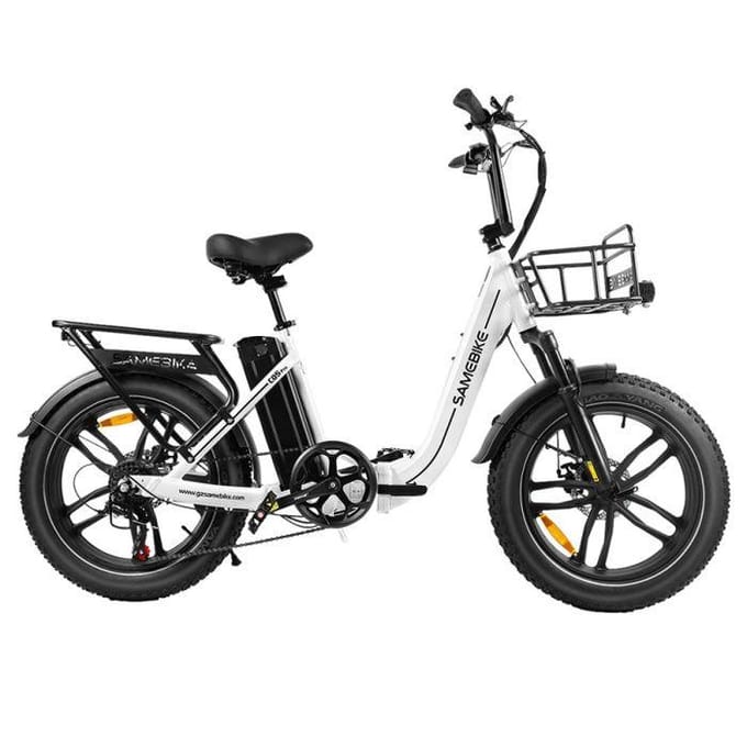 Elektrische Fiets - SAMEBIKE - C05 Pro - Motor 500 W - Batterij 36 V 13 Ah - Actieradius 70 km wit