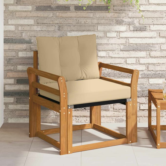 vidaXL - Buitensofa - Massief - Acacia - Hout - Naturel