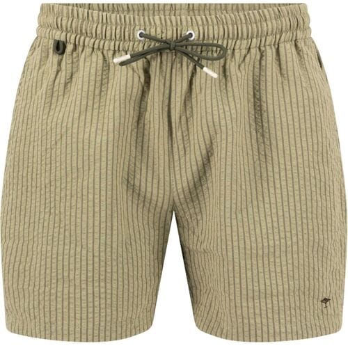 Fynch-Hatton Swim Short Seersucker Stripe Drawstring Pistache / male