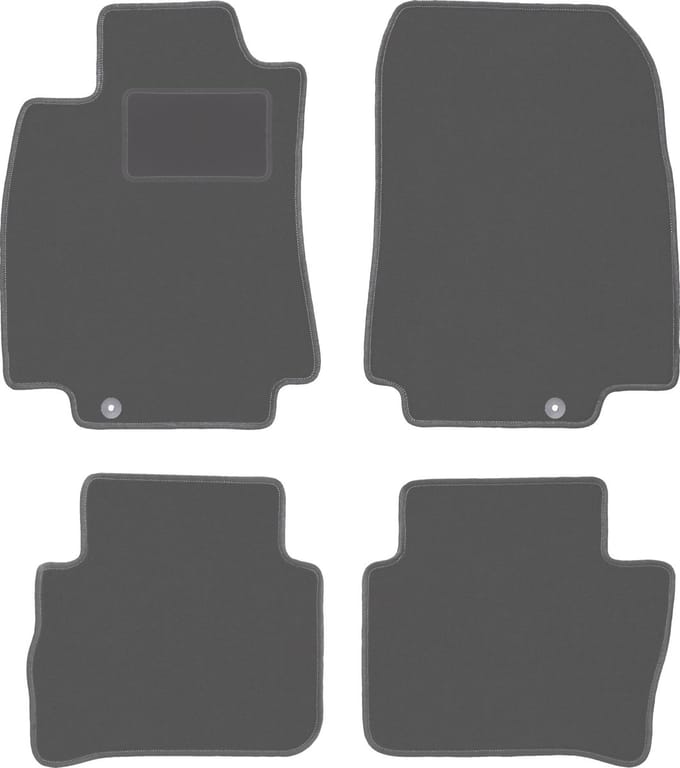 Grafiet automatten voor: Nissan Tiida C11 hatchback, sedan (2004-2012)