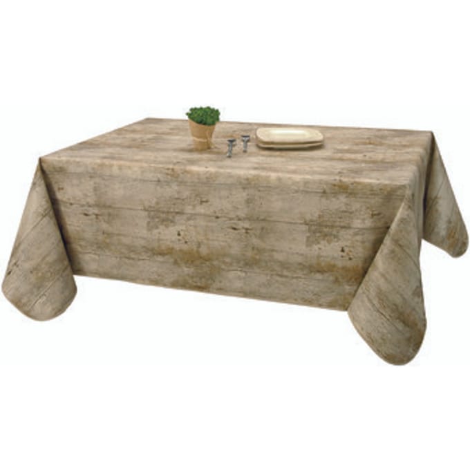 Tafelkleed Habitable COTTAGE NATUREL - MARRON - 140X250 CM