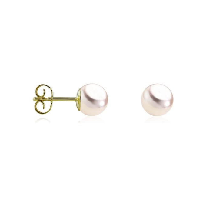 Luna-Pearls oorsieraden Oorringen HS1044_6-6.5mm