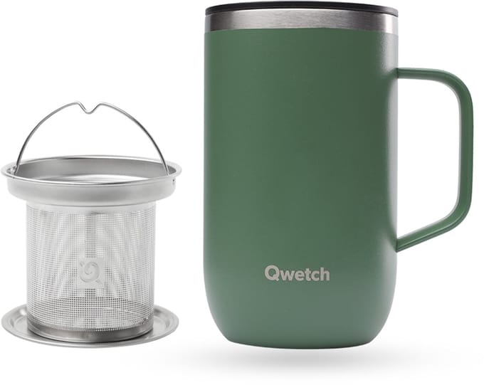Qwetch Infuser Mok Geïsoleerd - Matt Kaki