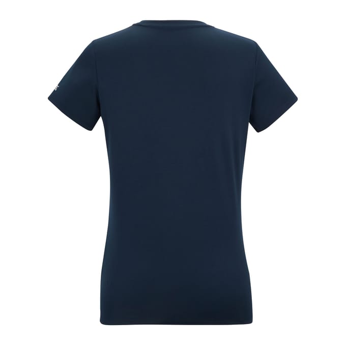 Regatta Dames/Dames Fingal Slogan Kat T-Shirt (Marineblauw)