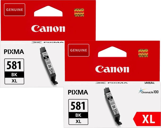 Canon CLI-581XL Cartridges Zwart Duo Pack