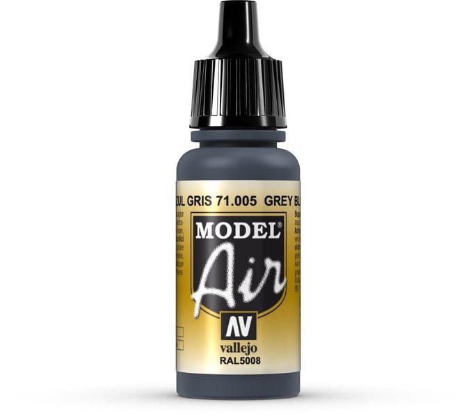 Vallejo Hobbyverf Acrylverf - 71005 Model Air Grey Blue - Acryl Verf flesje - 17 ml