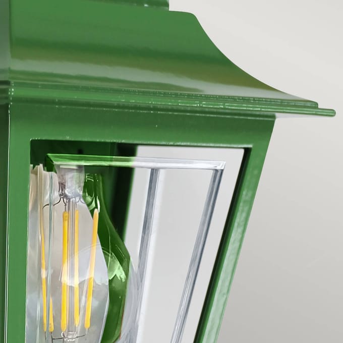 Elstead Lighting LED Wand Buitenlamp Deco Lane | 1X E27 Max 60W | IP44 | Dimbaar | Green