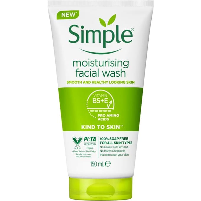 Simple Moisturising Facial Wash 150 ml