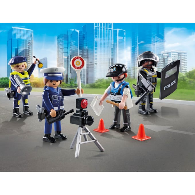 PLAYMOBIL Action Heroes Politie figuren set 71730