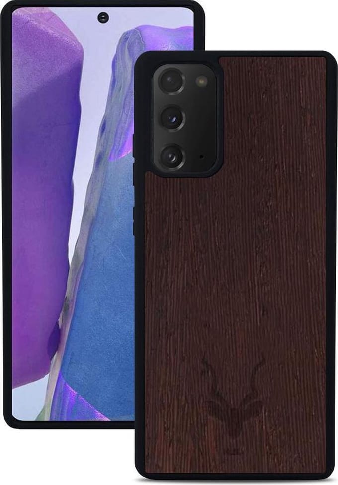 Houten Samsung Note 20 hoesje van Kudu