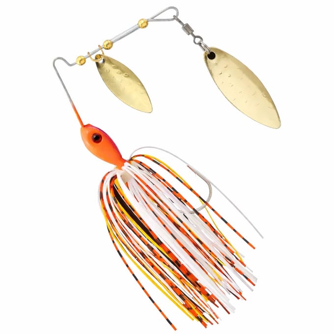 PikeAttack - Spinnerbait - Roofvissen - Rood/wit/geel - 10cm - 15g