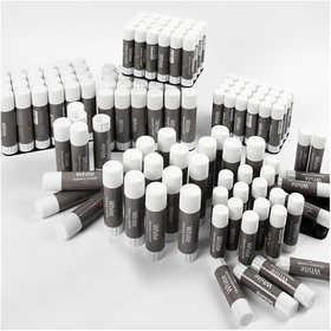 Witte Lijmstiften - 144 Stuks - Ideaal voor Knutsel- en Hobbyprojecten