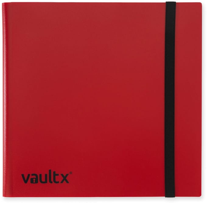 Vault X 12-Pocket Strap Binder - Verzamelmap - 480 Kaarten/Rood
