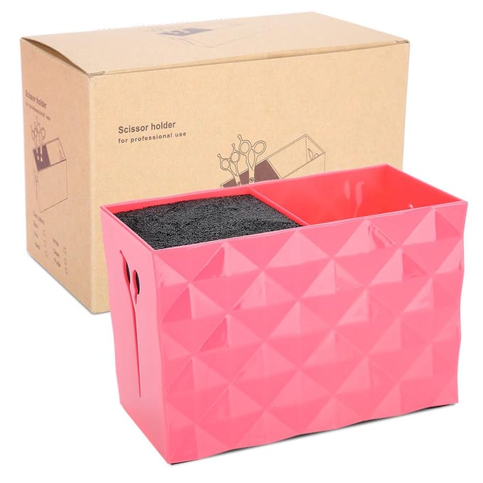 Kappersgereedschap Accessoires Opbergdoos Schaar Kam Haarspeld Kapper Organizer (Rood) beige