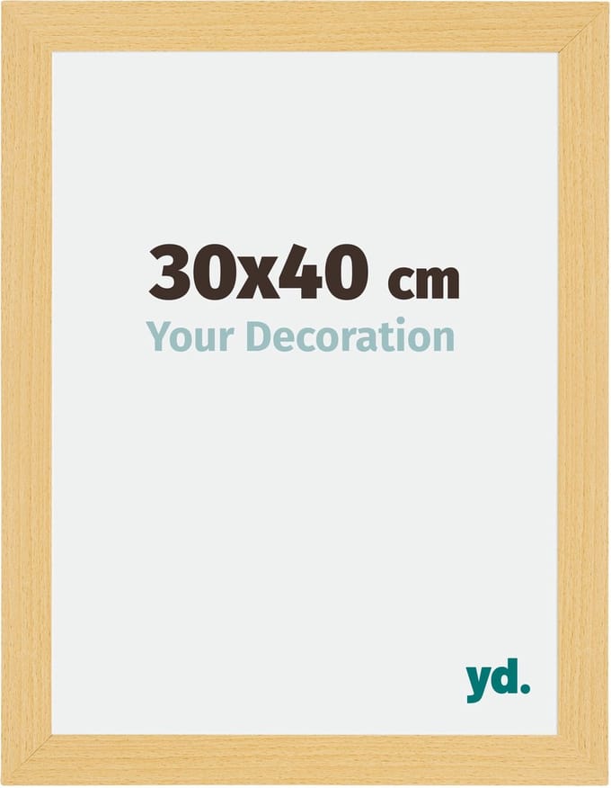 Your Decoration - Fotolijst 30x40 cm - MDF - Beuken Decor - Mura