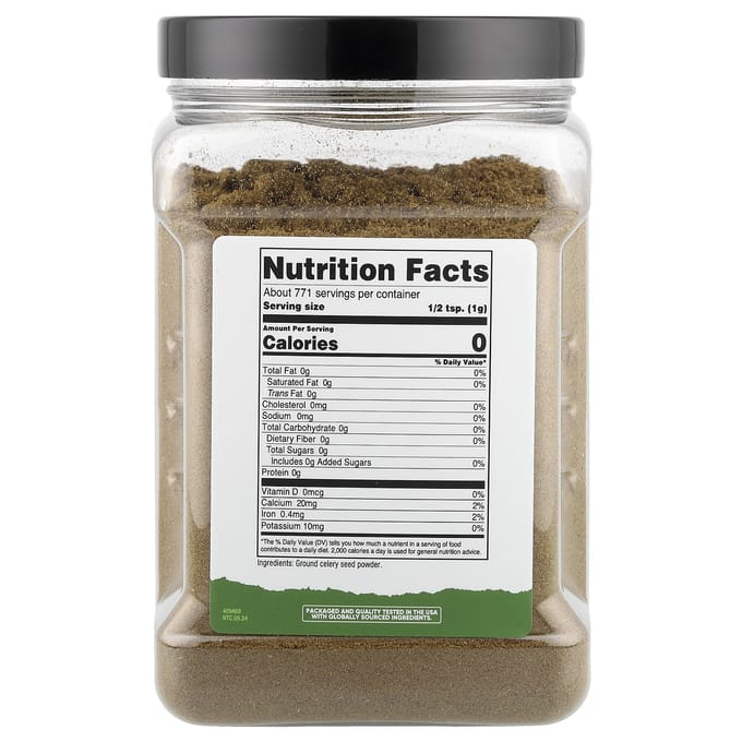 Nutricost, Voorraadkast, Selderijzaadpoeder, 771 g (27.5 oz)