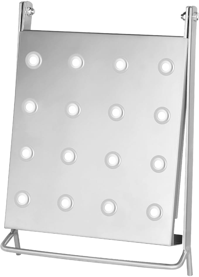 Ladder Platform - Werkplatform - Veilig Werken - Antislip Oppervlak - 26.5x30x35.5 cm - Zilver