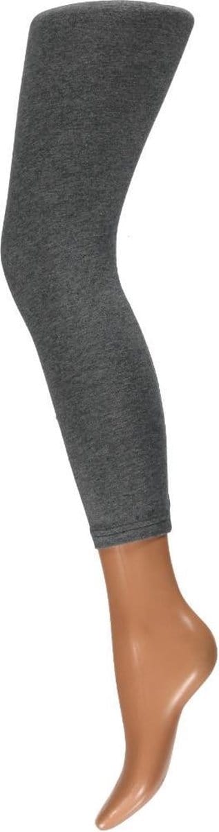 Yellow Moon Kinder confectie legging katoen - Grijs Melange - 122/128
