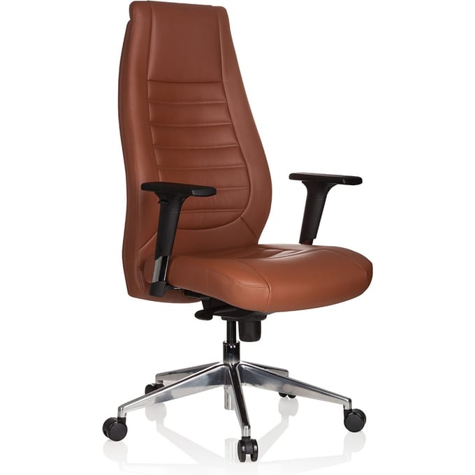 Professionele directiestoel VITORO Bruin hjh OFFICE