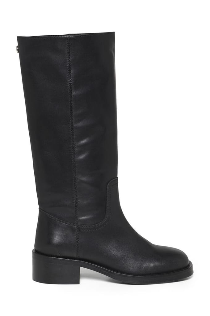 Steve Madden Riggs-e Boots Black Leather Taglia: 36 | Stivali Outlet | Donna | Nero