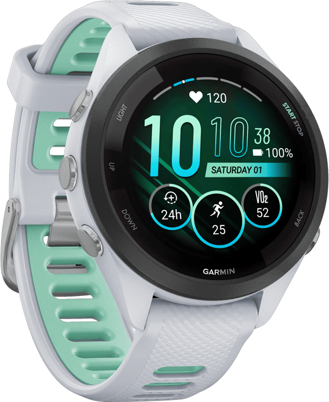 Garmin Forerunner 265S - Sporthorloge met GPS - Geschikt voor hardlopen - 42 mm – Wit