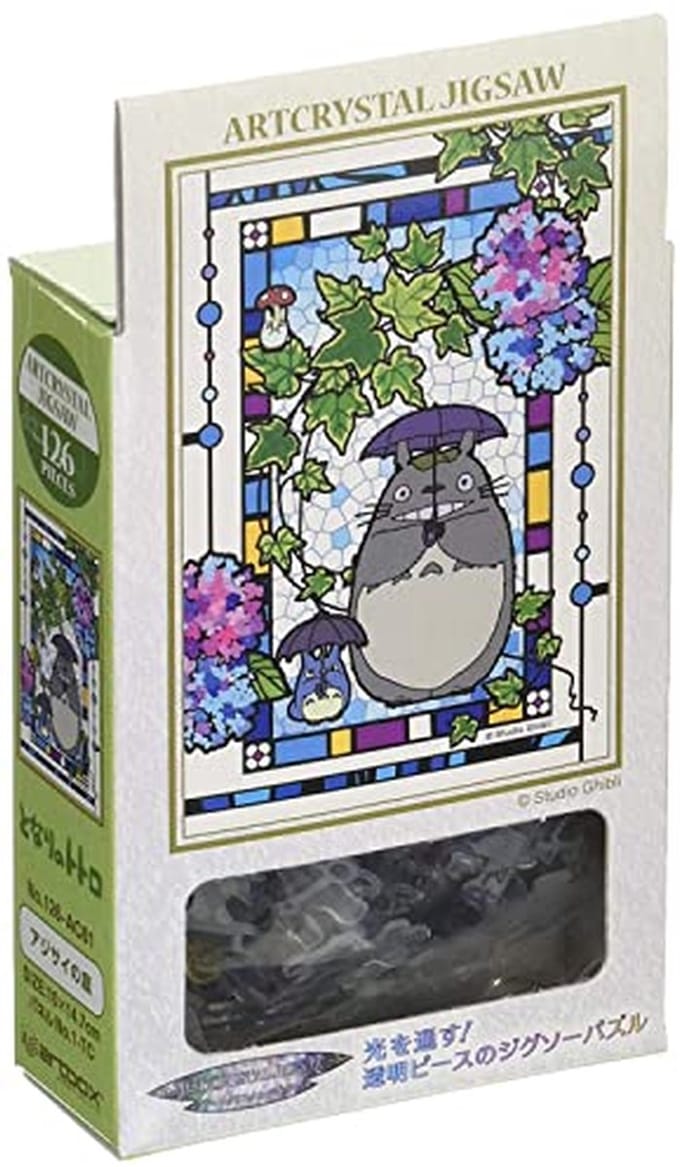 126-delige puzzel My Neighbor Totoro Hydrangea Garden Kunst Glazen Puzzel