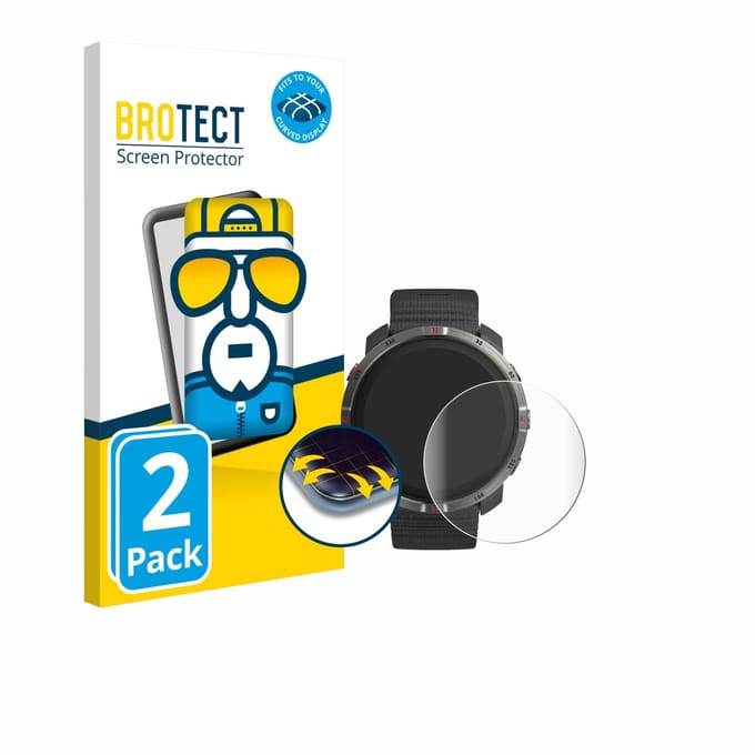 BROTECT - Screenprotector voor Polar Grit X2 - Folie Beschermfolie transparant volledig dekking - 2 Stuks