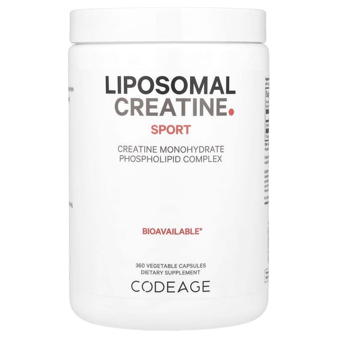 Codeage, Sport, Liposomale Creatine, 750mg, 360 Plantaardige Capsules