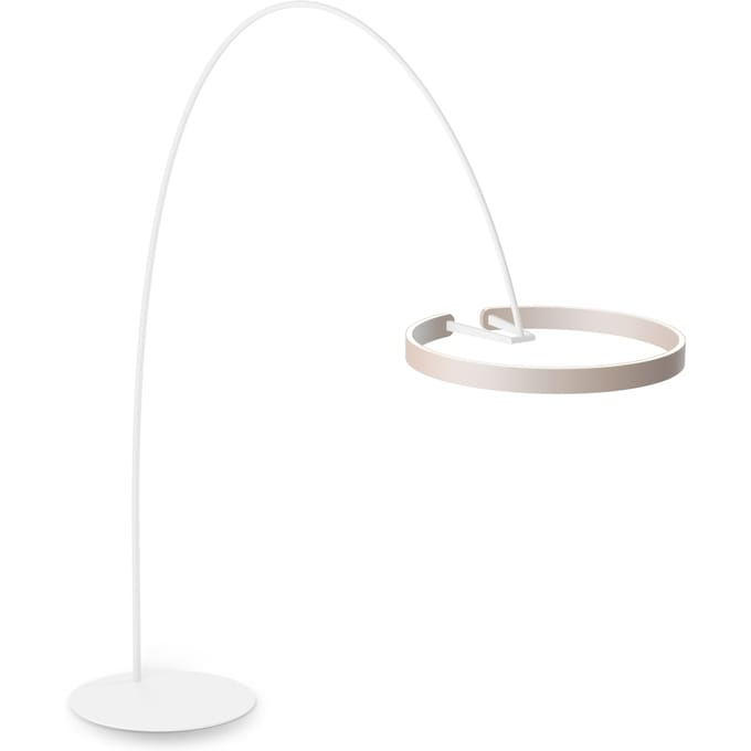 Occhio - Mito Largo Vloerlamp - goud mat - wit