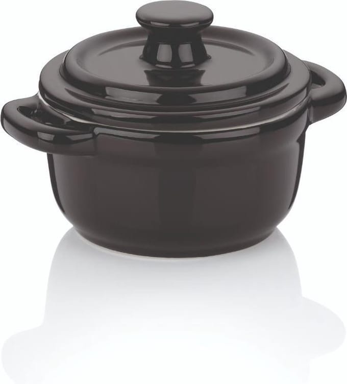 Mini braadpan Keramiek Zwart, 10 cm - Kela | Malin
