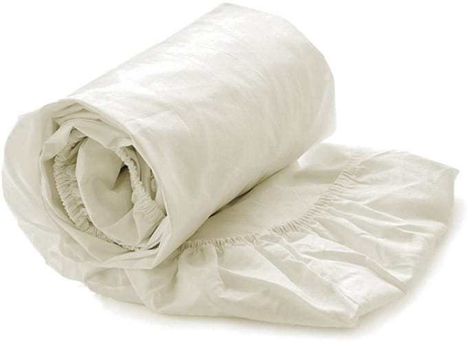 Heckettlane Hoeslaken Elementi - 90x200 cm - 100% Katoen-Satijn - Off-White