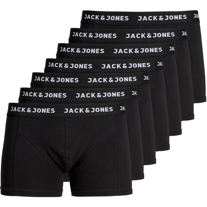 JACK & JONES- JACHUEY TRUNKS 7 PACK NOOS - Heren - Trunks