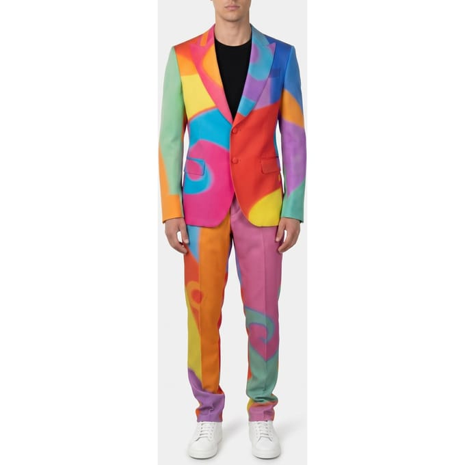 Moschino Grey Suit Multicolor Taglia: 46 | Costumi Interi Outlet | Uomo | Grigio