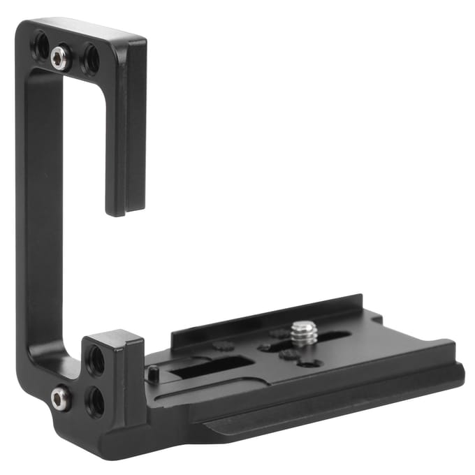 Spiegelloze Camera Handgreep L Verticale Opname Snelkoppelingsplaat voor Canon EOS R5 R6 white